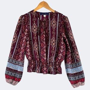 🎉5 for $45🎉 Blue rain top blouse shirt size S